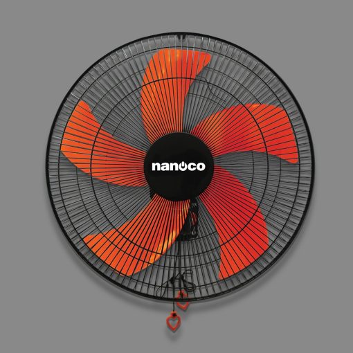 Quạt Treo Tường Nanoco NWF1606 - Màu Đen Cam