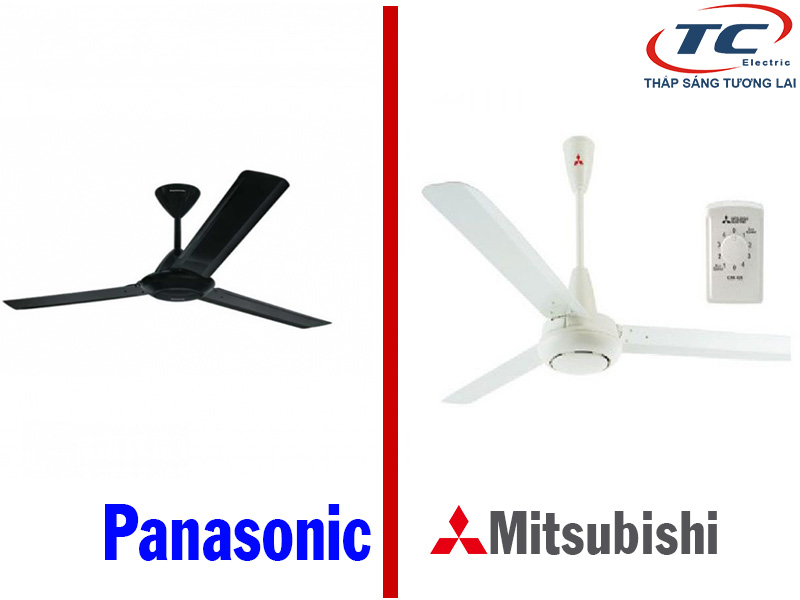 So sánh quạt Panasonic và Mitsubishi
