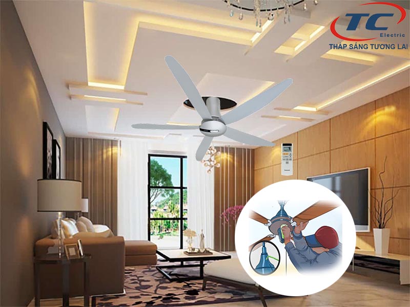 Thêm dầu máy vào quạt